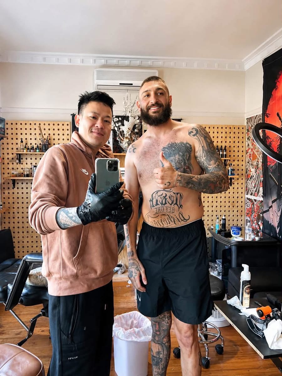 Inside Doan Tattoo Studio